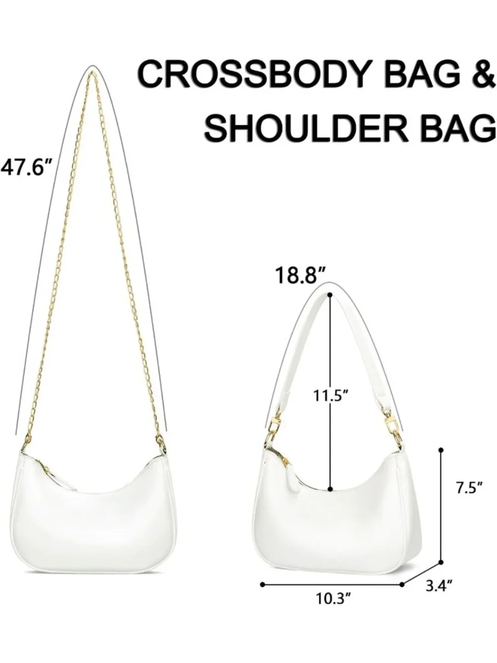 Cute Hobo Shoulder Bag for Women | Retro Underarm Purse & Tote Handbag